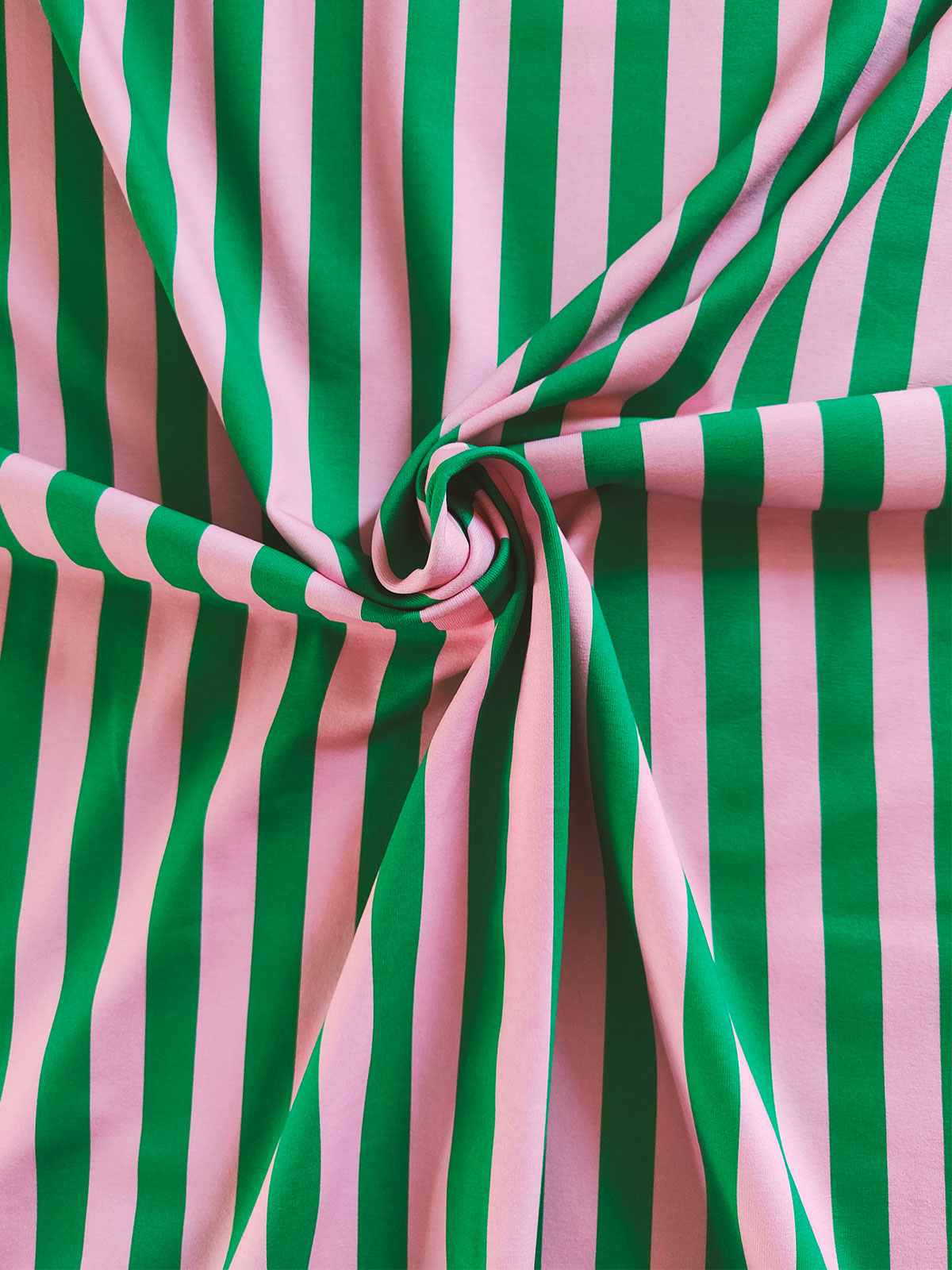 Jersey coton BIO rayures Watermelon Marmaï patterns