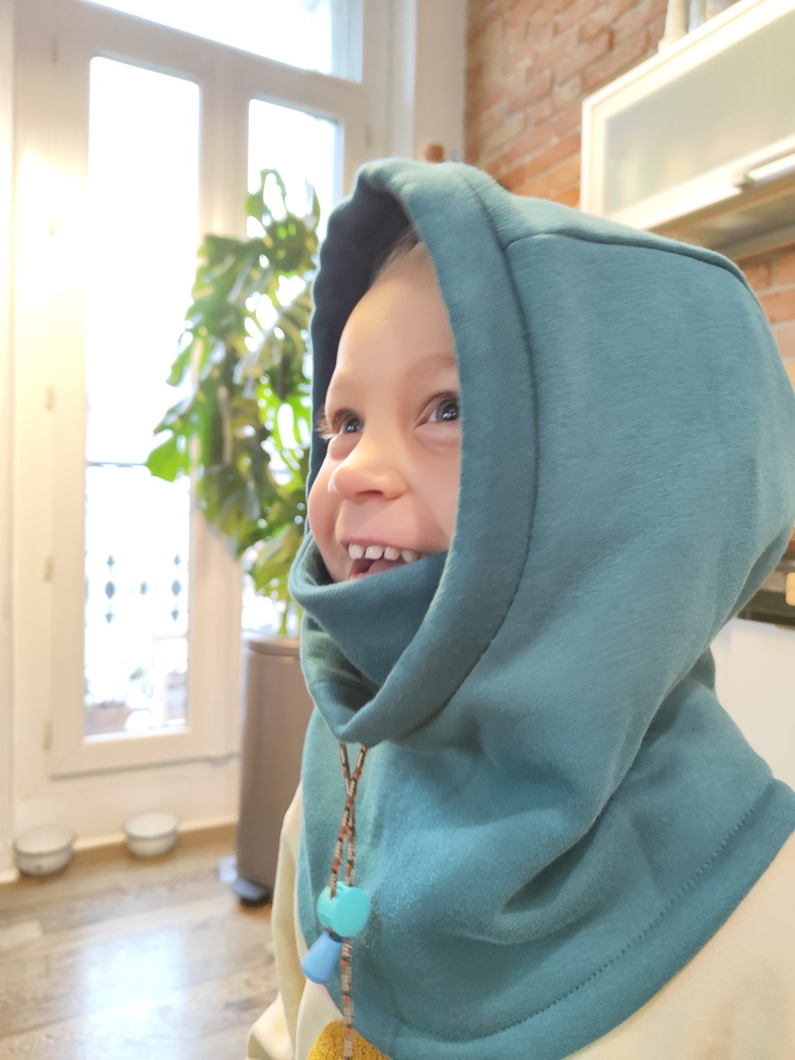 Hoodie Cagoule Fermeture éclair Sweat à Capuche Ninja - Caguelle Zip, 100% Coton, Fabriqué En Italie Vêtement Urbain Poches Kangourou